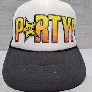 Rockstar Hat Energy Drink Cap Snapback Trucker Party Adjustable Retro Y2K